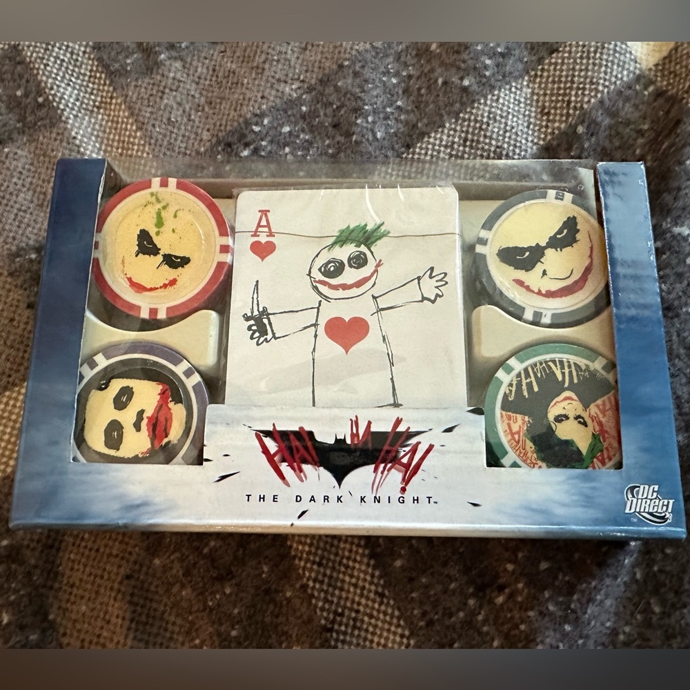 🤡🦇 The Dark Knight Joker Poker Set